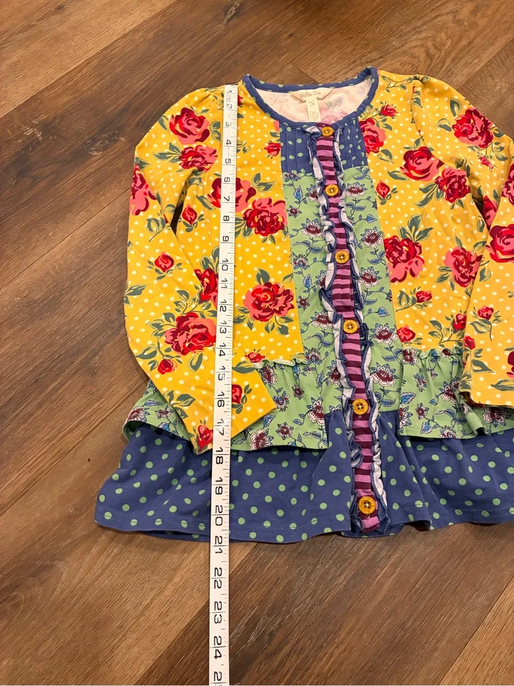 Matilda Jane Setting Sun Tunic Choose Your Own Path Shirt Fall Floral 8 Girl